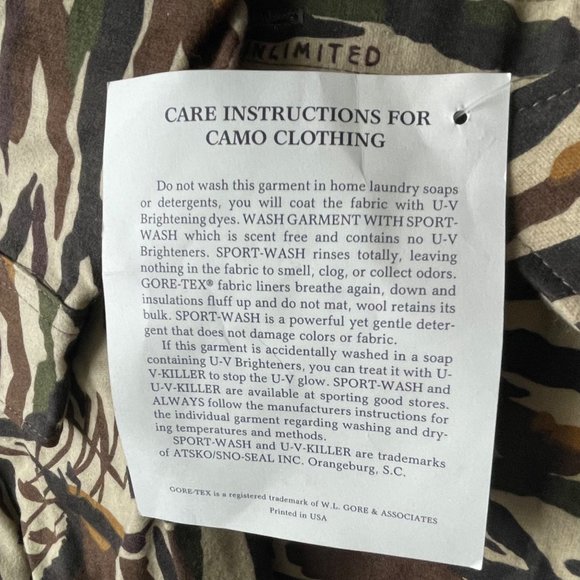 Rattlers Brand Ducks Unlimited Camo Button Down Shirt Outdoor Men's L NWT - Picture 2 of 9